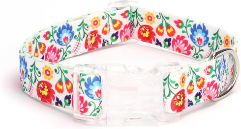 Adjustable Dog Collar, Special Design Patterns, Soft Nylon Comfortable Durable Pet Collar for Small Medium Large Dogs, Perfect Pet Collar Gift (L,...