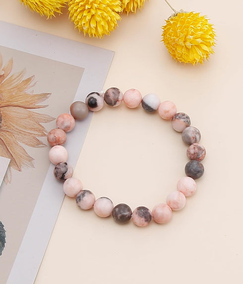 BOMAIL Natural Stone Bracelet for Women Men - 8MM Semi-Precious Gemstone Beaded Bracelet Healing Crystal Stretch Bracelet Yoga Bracelets Jewelry...