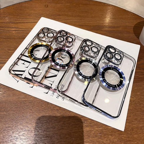 Magnetic Clear Case for iPhone 15 Pro Max (6.7") - MagSafe Wireless Charging Compatible, Full Proof Camera Protection, Shockproof Bumper, Anti-Scr...