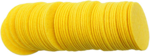 Playfully Ever After 2.5 Inch Yellow 46pc Stiff Felt Circles...