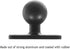 iBOLT 25mm / 1 inch Metal AMPS Adapter Plate for Industry Standard Dual Ball Socket mounting arms...