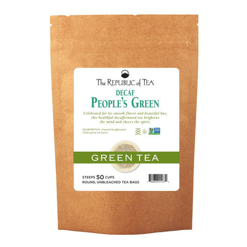 The Republic of Tea Decaf The People's Green Tea, 50 Tea Bags, Healthy Gourmet All-Natural Green Tea...