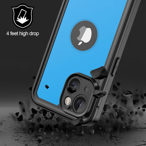 for iPhone 15 Plus Waterproof Case,Waterproof Shockproof IP68 Full-Body Sturdy Case Built-in Screen Protector, Durable Underwater for Full Sealed ...
