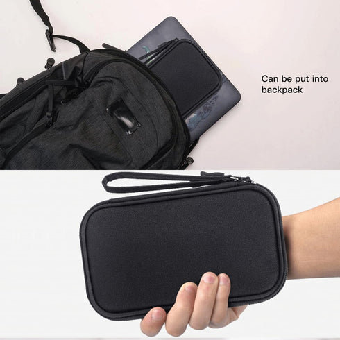 Electronic Organizer Case, Travel Cable Organizer Pouch Electronic Accessories Carry Case Water Resistant Organizer Pouch Bag for Cable, Cord, Cha...