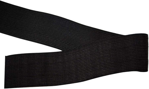 Black Elastic Band for Sewing Knitting High Elasticity Elastic Spool for Wigs, Waistband, Craft DIY Projects (1.6 inch X 5.5 Yard)...