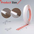 Peel and Stick Wall Molding Trim, Wall Corner Protector, Flexible Molding Trim for Tile and Wall Edges, Furniture Protection and Decoration, 20 Fe...