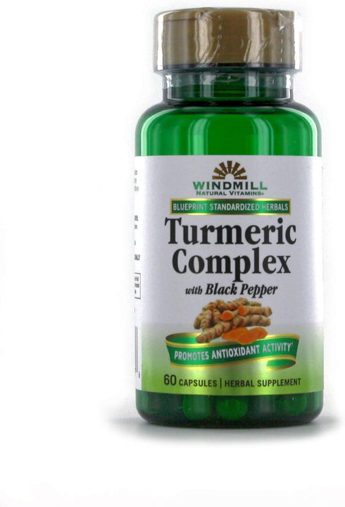Windmill Turmeric Complex 1500 Mg With Black Pepper Capsules, 60.0 Count...
