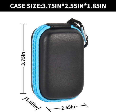 Carrying Case for Noxgear 39g Wearable Bluetooth Clip Speaker, Magnetic Clip-On Wireless Portable Speakers Mini Travel Storage Holder Box with Poc...