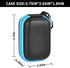 Carrying Case for Noxgear 39g Wearable Bluetooth Clip Speaker, Magnetic Clip-On Wireless Portable Speakers Mini Travel Storage Holder Box with Poc...