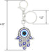 Evil Eye Keychains Hamsa Hand keychains Protection Charm Key Ring Bag Purse Accessories Good Luck Amulet...