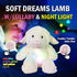 Linzy Toys, 12" Soft Dreams Super Soft Plush Lamb Night Light with Lullabies and soothe The Baby, Huggable Stuffed Animal, Nursery Decor,...