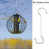6 Pack Extra Large Heavy Duty Long Outdoor Plant Hanging S Hooks - for Baskets, Bird Feeders, Wind Chimes, Garden Ornaments,Pergola,Closet,Flower ...