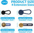 12Pcs Button Extenders for Women and Men's Pants,Skirts Etc Pants Button Extender,Extension Waist 1/1.4 Inche...