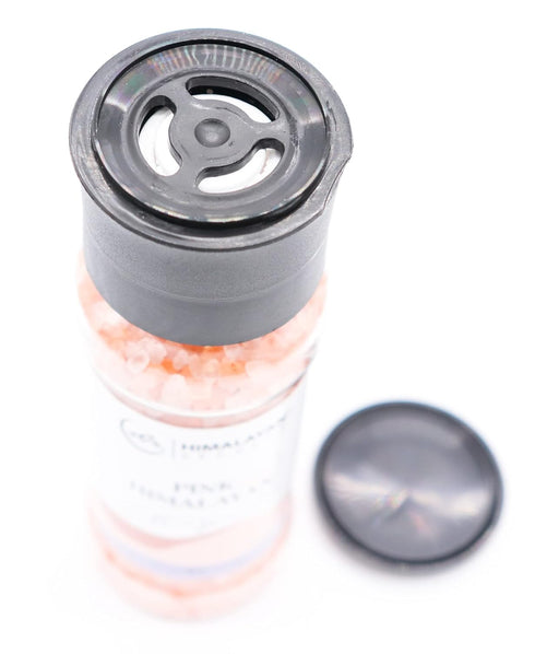 Himalayan Secrets Natural Pink Cooking Salt in Refillable Grinder - 8 oz Healthy Unrefined Coarse Salt Packed with Minerals - Kosher Certified...