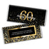 24ct 60th Birthday Party Favors Custom Wrappers for Chocolate Bars (24 Count) - Candy Not Included...