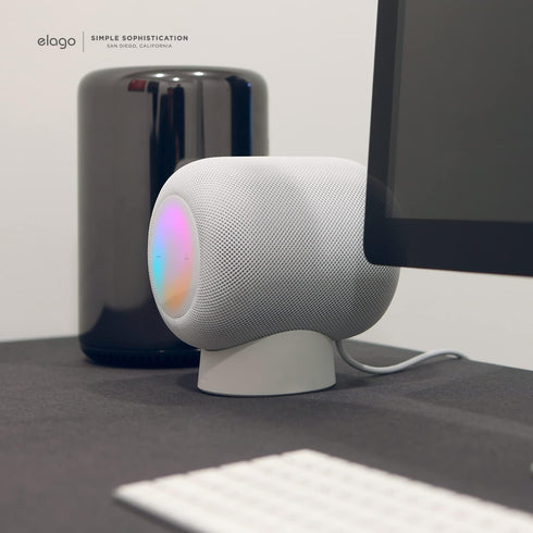 elago HomePod Stand Compatible with 2023 New HomePod 2nd Generation/HomePod 1 Speaker - Proper EQ, Easier to Control with Better Indicator Visibil...