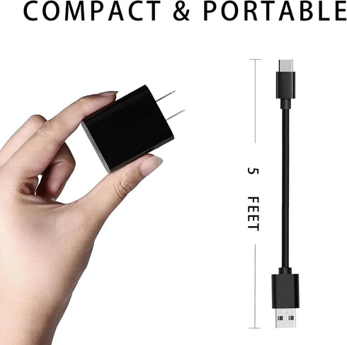 Charger for Skullcandy/Beats/Rowkin Earbuds, Bose Speaker, TCL Flip Smart Phone, USB-C Charging Cable Power Cord...