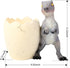 Dinosaur Pencil Holder, Large Capacity eggshell Pen Holder for Desk Resin Desk Organizer Decorative Accessories, Suitable Office Classroom Home, C...