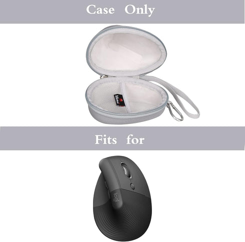 Mchoi Shockproof Carrying Case Suitable for Logitech Lift Vertical Ergonomic Mouse, Protable Storage Case, Case Only, Grey...