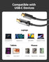 ?100W HIGH SPEED? USB C to USB C Cable,3.94ft/120cm,100W Nylon Braided,charging protocol,Type C Cable, Files/Music/Video/Image transfer,Digital di...