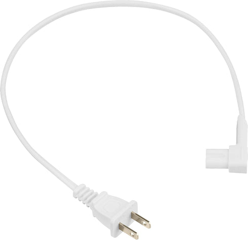 19.5in 2-Pack Power Cord Compatible with Sonos One, Sonos One SL, Sonos Play-1 Speakers - Power Plug Cable (Short, White)...