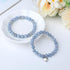 DUQGUHO Heart Bracelet for Women Healing Crystals Bracelets 8mm Love Charm Bracelet for Women Natural Stone Stretch Beads Bracelet Gifts for Women...