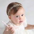 Honbay Lace Flower Elastic Headband with Crystal for Baby Girls...