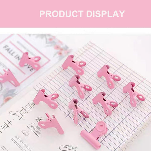 8Pcs Binder Clips Set with Box Binder Clips Binder Clips Sets Paper Clips Binder Clip Mini Binder Clips for Files Papers Home Supplies Student Col...