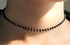 POMINA Dainty Black Rondelle Crystal Beaded Choker Necklace Delicate Multi Faceted Crystal Beads Choker for Women...