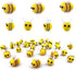 30 PCS Wool Felt Bees Cute Felt for Crafts Mini Bee Plush Decor for Baby Shower Gender Reveal Decoration Nursery Tent DIY Crafts...