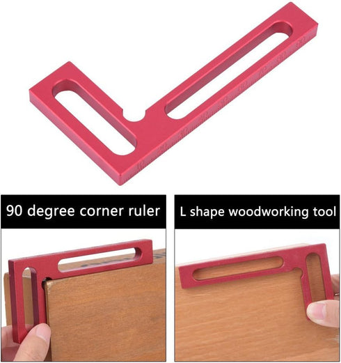 90° Degree Woodworking Right Angle Clamp, Tools Positioning Square10cm/3.9inch...