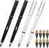 BFANGZ Everlasting Pencils,Inkless pen,lapiz infinito,No Sharpen 0.7mm, 4Pcs Pencils With 8Pcs Replaceable Pencil Leads,1Pcs Transparent storage b...