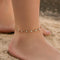 Boho Crystal Anklet Bracelet Gold CZ Rhinestone Satellite Chain Ankle Chain Foot Chain Minimalist Beach Crystal Anklet Foot Jewelry Gift for Women...