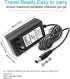 19V AC DC Charger Power Cord Compatible for Eufy RoboVac 11S 12 15C 25C 30C 35C, Pure Clean PUCRC 15 25 26B 90, Coredy Robotic R580 R650 R750 G800...