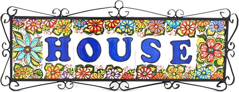 House letters 6 inch. Handpainted house letter tiles for signs, addresses and names. Address numbers for houses. House address numbers and letters...