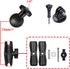 Motorcycle Camera Mount for Gopro, Handlebars Mount 1"/25mm Ball Mount Compatible with RAM Mounts B Size, for GoPro Hero11/10/9/8...4, Insta360 ON...