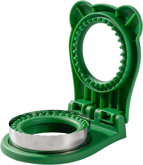 Uncrustable Sandwich Maker,Sandwiches Pocket Circle Shape 3.7Inch Sandwich Cutter and Sealer,Sandwich Cutter for Kids Breakfast and lunchboxes (Gr...