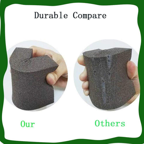 6Pcs Emery Sponge, Magic Carborundum Sponge Washing Kitchen Cleaner Tool, Just Add Water, No Odor Durable Thick Nano Sponge Descaling Rust Home Di...