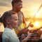 Wireless Sunglasses Smart Glasses Men Women Sport Glasses Music Sunglasses Headphone Stereo Sound Handfree Earphone for Smart Phone PC Outdoor Fis...