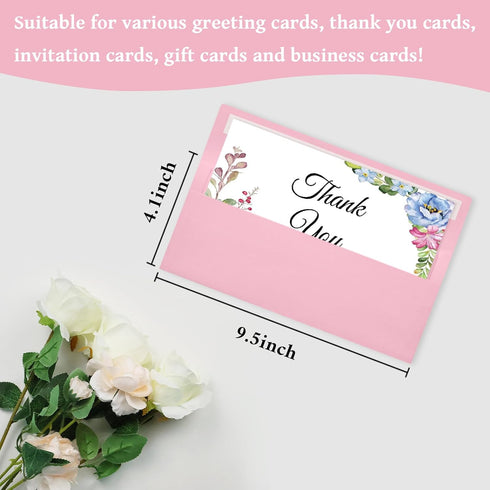 50 Pcs #10 Business Envelopes, Self Seal Standard Envelopes, Windowless Business Mailing Envelopes for Office, Checks, Letters, Invoices, Statemen...