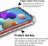 Case for Samsung Galaxy A21S TPU Four Corners Protective Cover Transparent Soft...