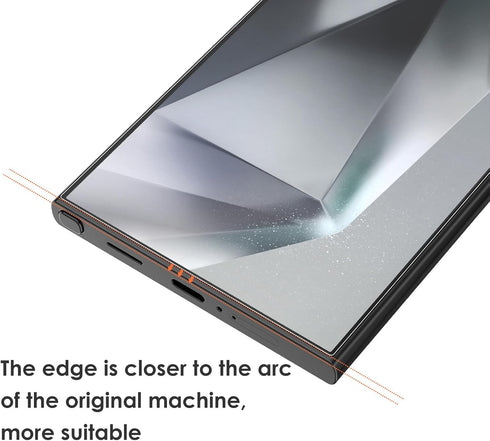 WD&CD 3 Pack Screen Protector Compatible with Samsung Galaxy S24 Ultra 6.8", 9H Hardness Tempered Glass Film Anti Scratch Bubble Free...