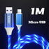 USB A to Micro USB Android Phone Charger Cable Fast Charging High Data Speed Visible Light Up LED Current Flowing to be a Night Light Compatible w...