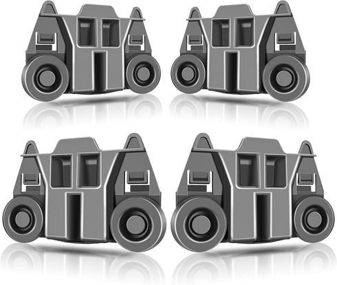 4 Packs W10195417 UPGRADED Dishwasher Wheels Lower Rack For kenmore whirlpool kitchen aid,Dishwasher Wheels Replaces Dish Rack Part Number AP45383...