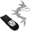 Mini Multitool Keychain Set - Multifunctional All In One Pocket Tool - 6-in-1, Plier, Wire Strippers, Phillips Screwdriver, Knife, File & Flat, Wi...