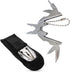 Mini Multitool Keychain Set - Multifunctional All In One Pocket Tool - 6-in-1, Plier, Wire Strippers, Phillips Screwdriver, Knife, File & Flat, Wi...