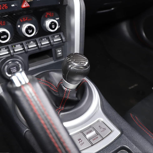 CHEAYAR Shift Knob Head Cover Trim for Toyota 86 Subaru BRZ 2012-2020 Interior Accessories, Car Center Gear Shift Head Cover Trim Made of Real Car...