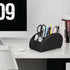 Large Remote Control Holder with 5 Compartments, KENOBEE Anti-slip Desktop Caddy Storage Organizer for Phone, Remote Controllers, Office Supplies,...