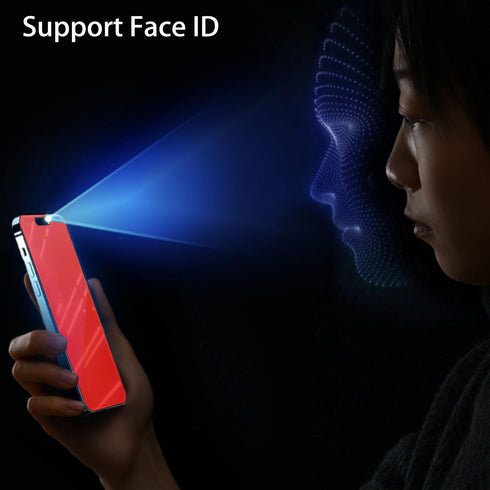 2 Pack Matte Anti-Blue Privacy Tempered Glass for iPhone 13 Pro Max/iPhone 14 Plus Anti-glare Anti-Spy Screen Protector Anti-Peeping Film Colorful...