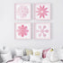 Flower Stencils for Painting on Wood Crafts Reusable Daisy Stencil Art Paint on Wall Canvas Pattern Spring Floral Paint Stencils for Card Making F...